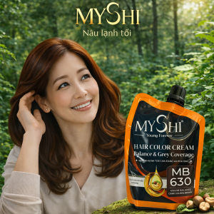 Thuốc nhuộm phủ bạc Myshi cỡ lớn MB630 - Nâu lạnh tối